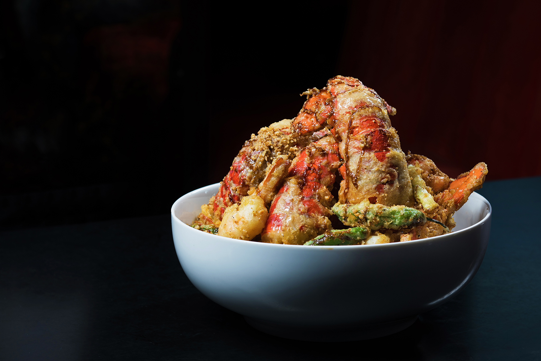 Momofuku Las Vegas Salt & Pepper Lobster & Shrimp please credit