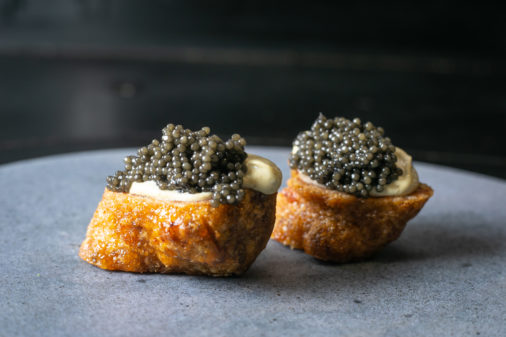 caviar fried chicken