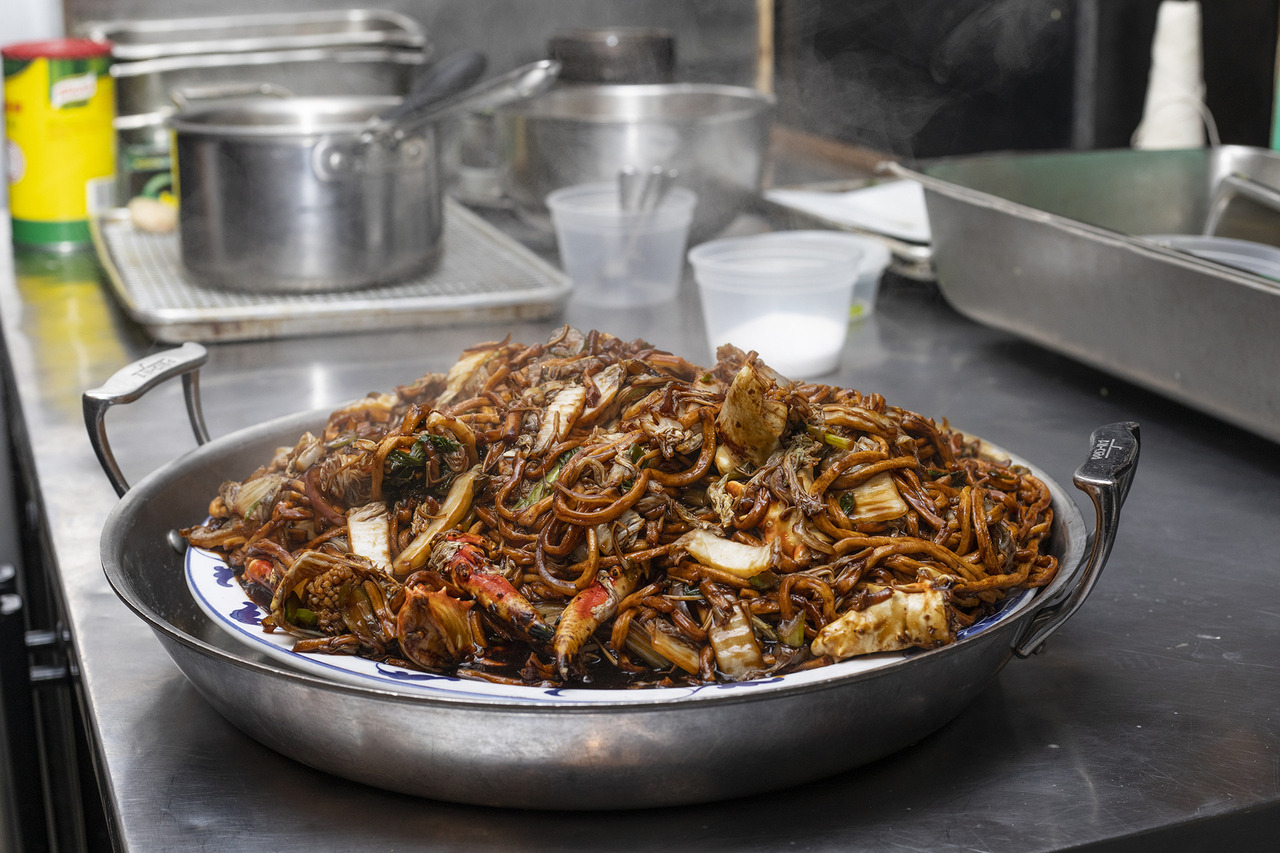 Hokkien Noodles at Ssam Bar