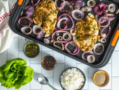 ginger scallion fish ssam