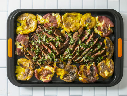 steak sheet pan