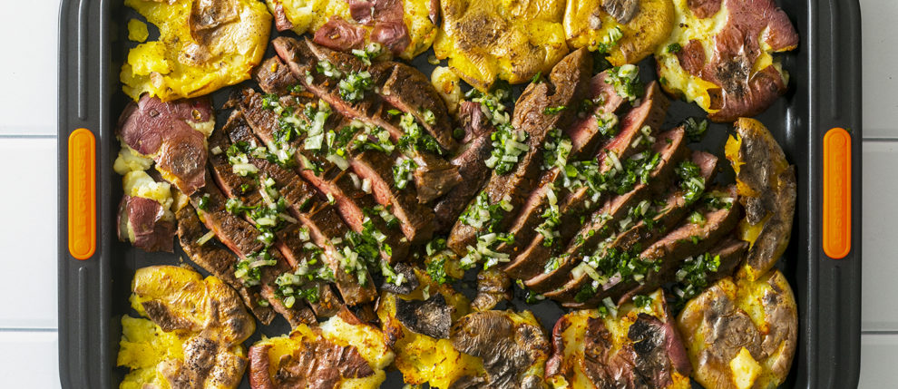 steak sheet pan