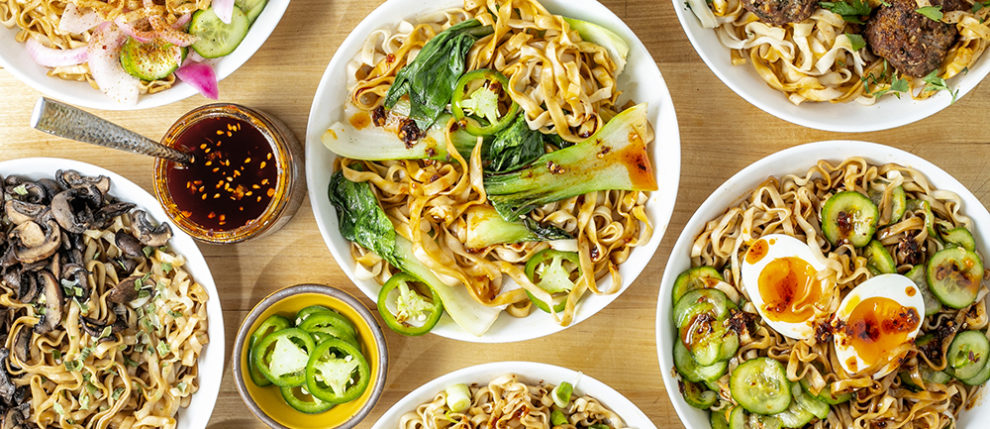 noodle toppings on momofuku dried noodles